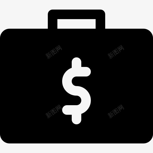 公文包钱26装满图标svg_新图网 https://ixintu.com 公文包 装满 钱26