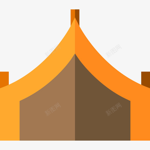 帐篷探险18号平房图标svg_新图网 https://ixintu.com 帐篷 平房 探险18号