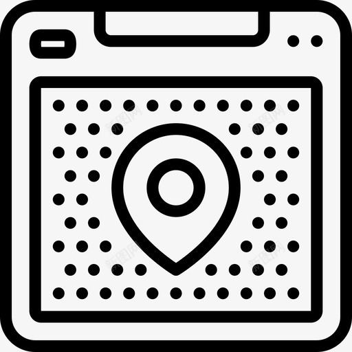 占位符方向gps图标svg_新图网 https://ixintu.com gps 位置 占位符 圆线图标导航地图 导航 导航器 方向
