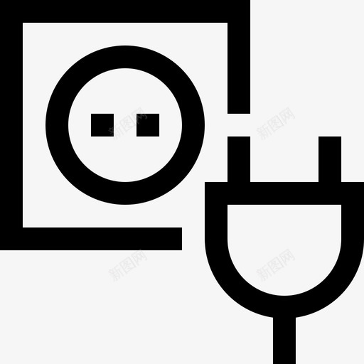 插件设备和硬件线性图标svg_新图网 https://ixintu.com 插件 线性 设备和硬件