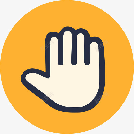 icon-学员名单-举手svg_新图网 https://ixintu.com icon-学员名单-举手