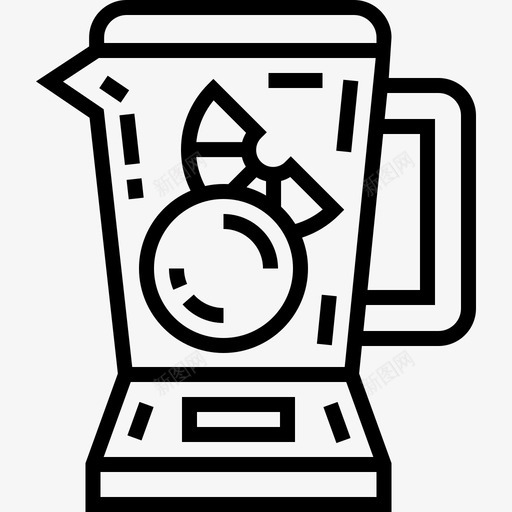 搅拌机17号吧台线性图标svg_新图网 https://ixintu.com 17号吧台 搅拌机 线性