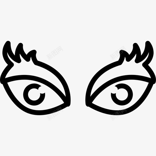 眼睛眼球视力图标svg_新图网 https://ixintu.com 眼球 眼睛 眼科 视力