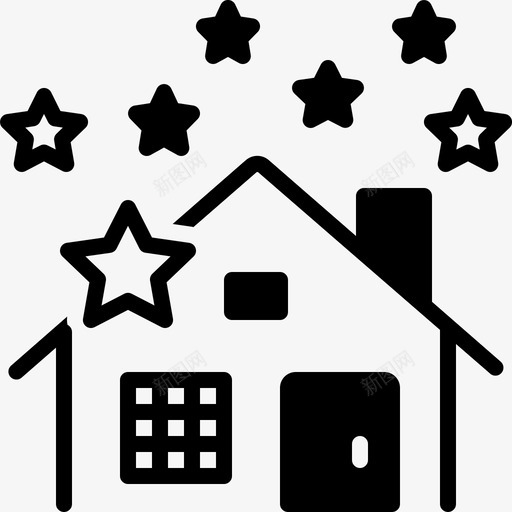 家庭深层清洁闪耀图标svg_新图网 https://ixintu.com 家庭深层清洁 闪耀