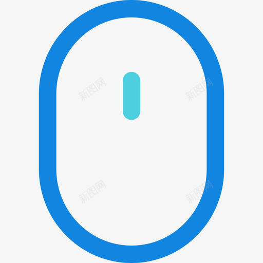 鼠标office58线形蓝色图标svg_新图网 https://ixintu.com office58 线形蓝色 鼠标