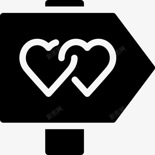 婚礼方式标志方向标牌板图标svg_新图网 https://ixintu.com 婚礼实心图标 婚礼方式标志 方向 标牌板