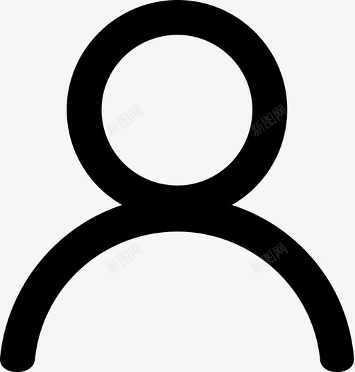 个人资料账户人图标svg_新图网 https://ixintu.com 个人资料 人 用户 账户