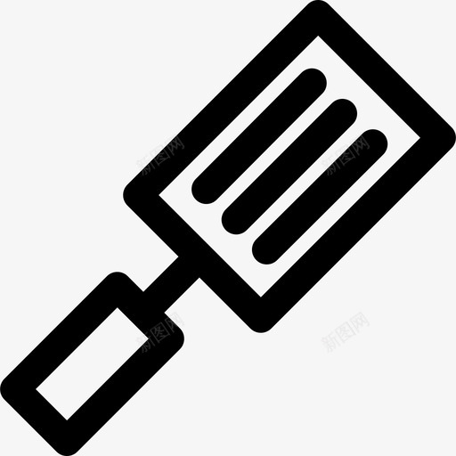 抹刀厨房32线性图标svg_新图网 https://ixintu.com 厨房32 抹刀 线性