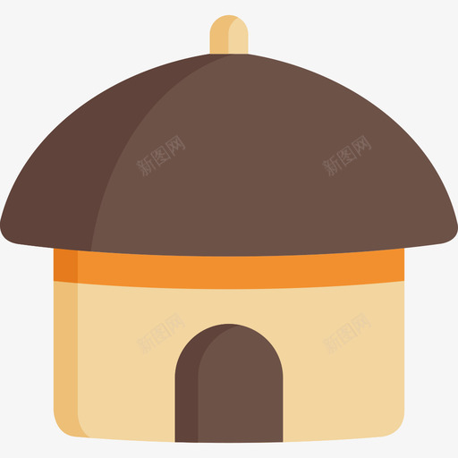 豪斯非洲公寓图标svg_新图网 https://ixintu.com 公寓 豪斯 非洲