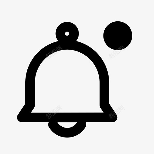 新警报铃声通知图标svg_新图网 https://ixintu.com ui行图标2 新警报 通知 铃声