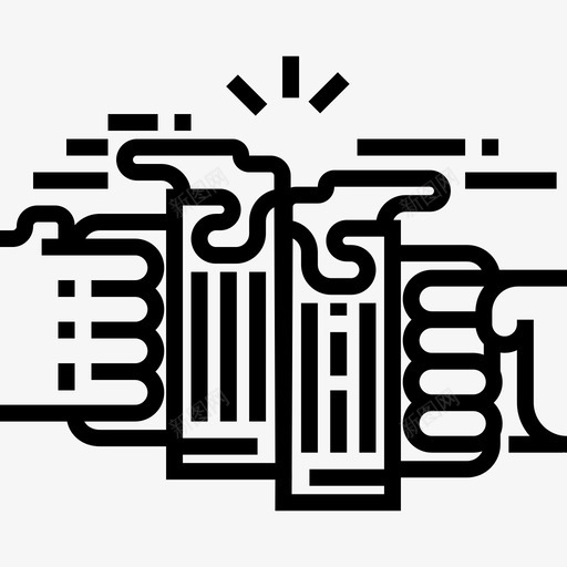 干杯13号啤酒节直系图标svg_新图网 https://ixintu.com 13号啤酒节 干杯 直系