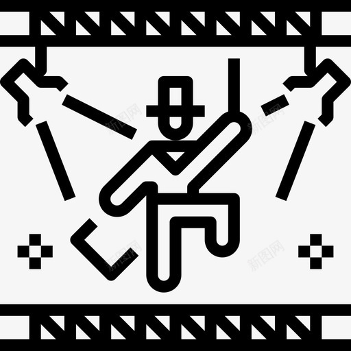 舞台聚会和活动直线图标svg_新图网 https://ixintu.com 直线 聚会和活动 舞台