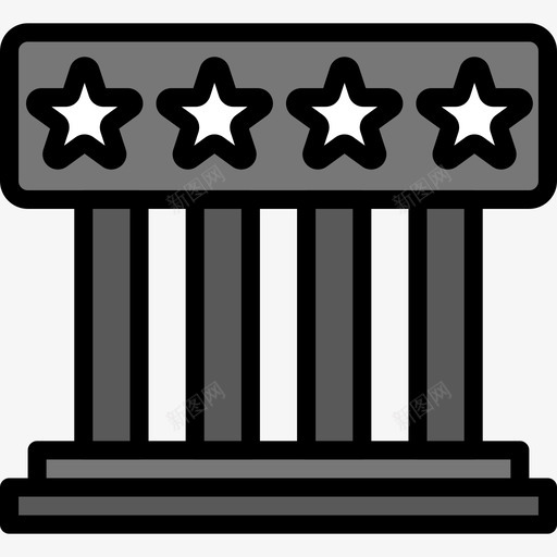 银行假日27线性颜色图标svg_新图网 https://ixintu.com 假日27 线性颜色 银行