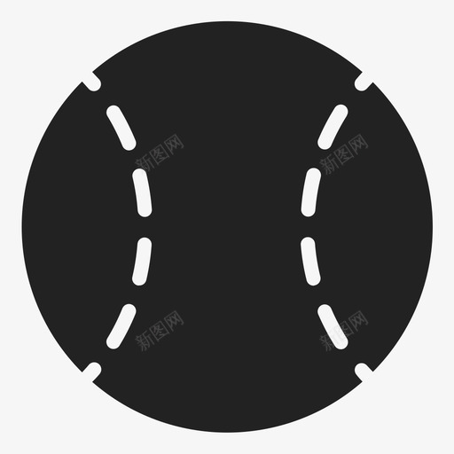 棒球打球运动图标svg_新图网 https://ixintu.com 打球 棒球 网球 运动