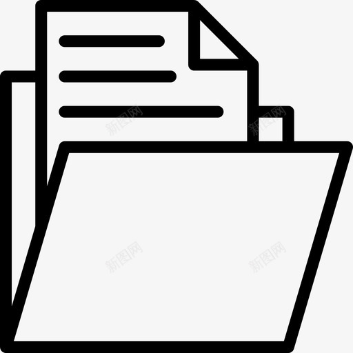 文件夹essentials21线性图标svg_新图网 https://ixintu.com essentials21 文件夹 线性