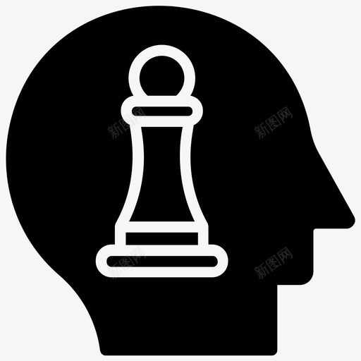 战略人物商业计划商业战略图标svg_新图网 https://ixintu.com 商业战略 商业计划 战略人物 战略思维 战略管理 技能授权领导字形图标