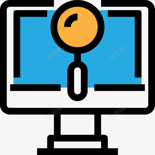 搜索教育90线性颜色图标svg_新图网 https://ixintu.com 搜索 教育90 线性颜色