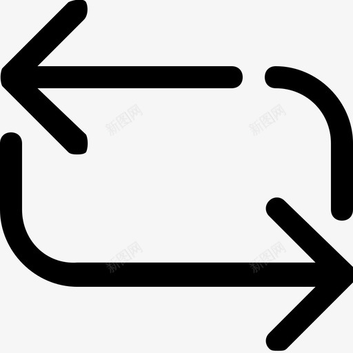 转发重复图标svg_新图网 https://ixintu.com 转发 重复