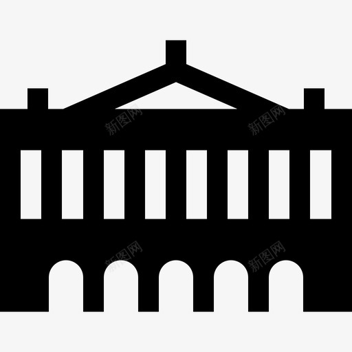 加尼尔宫纪念碑16座满座图标svg_新图网 https://ixintu.com 加尼尔宫 满座 纪念碑16座