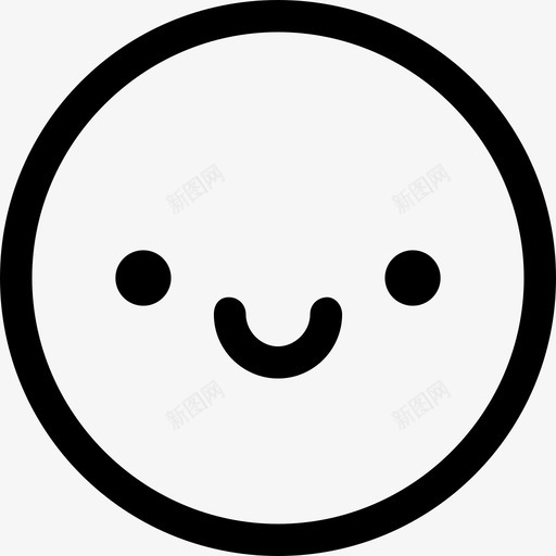 笑脸line_02svg_新图网 https://ixintu.com 笑脸line_02