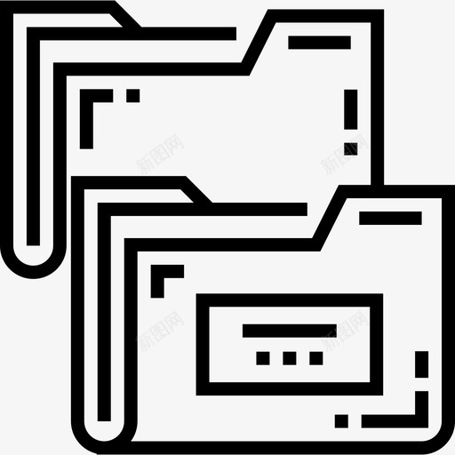 文件夹notes任务6线性图标svg_新图网 https://ixintu.com notes任务6 文件夹 线性