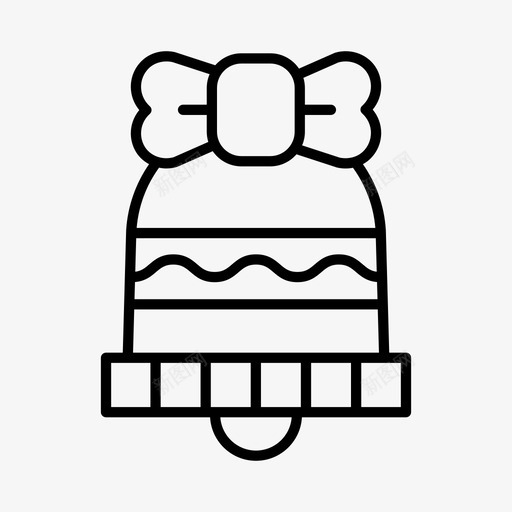 圣诞铃圣诞装饰圣诞快乐图标svg_新图网 https://ixintu.com 圣诞快乐 圣诞节 圣诞装饰 圣诞铃 装饰品