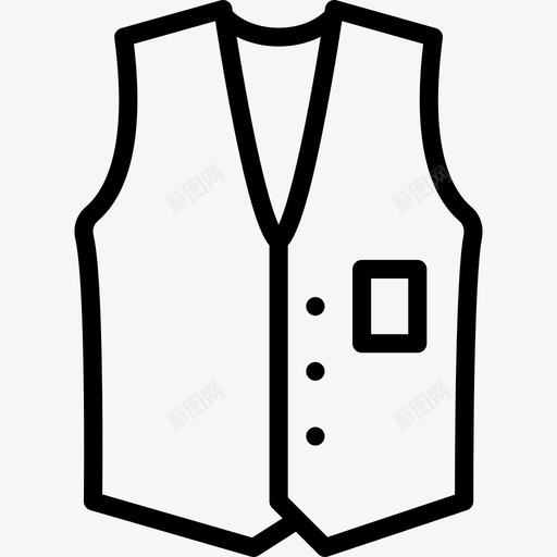 马甲男装3直系图标svg_新图网 https://ixintu.com 男装3 直系 马甲