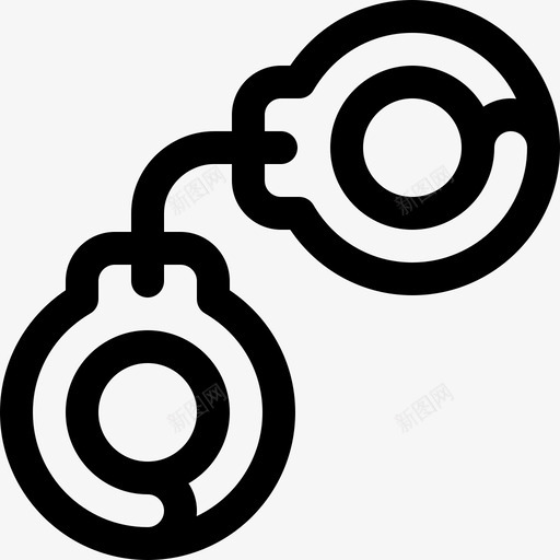 手铐私家侦探4直系图标svg_新图网 https://ixintu.com 手铐 直系 私家侦探4