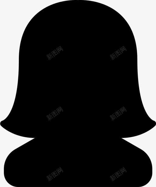 女性用户应用程序基本图标svg_新图网 https://ixintu.com 互动 基本 女性用户 应用程序 文件 美女基本卷2固体