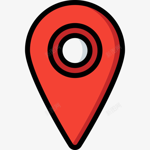 指针地理5线颜色图标svg_新图网 https://ixintu.com 地理5 指针 线颜色