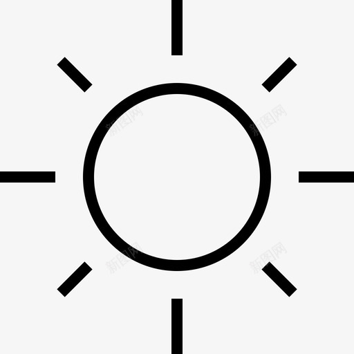 weather_sunsvg_新图网 https://ixintu.com weather_sun