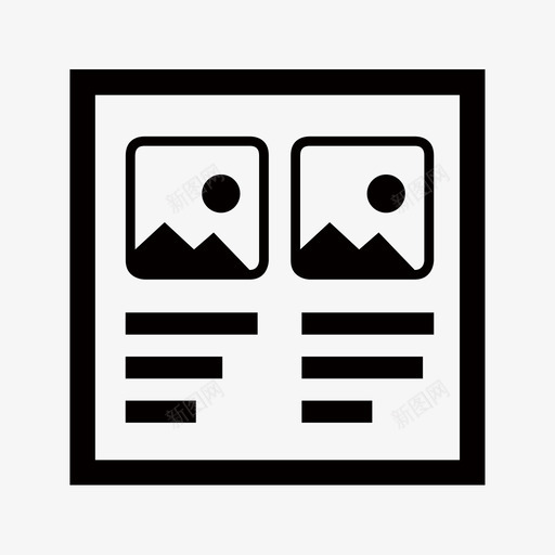 双列图文svg_新图网 https://ixintu.com 双列图文