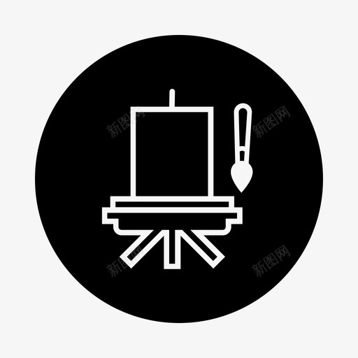 艺术画廊山图标svg_新图网 https://ixintu.com 图画 山 油漆 画廊 绘画 艺术 艺术减去前面