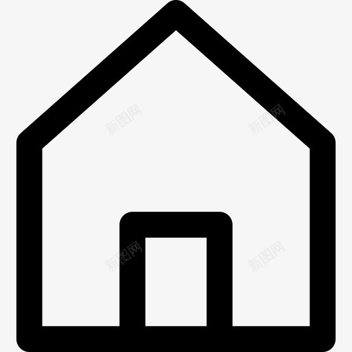 住宅开发26线性图标svg_新图网 https://ixintu.com 住宅 开发26 线性