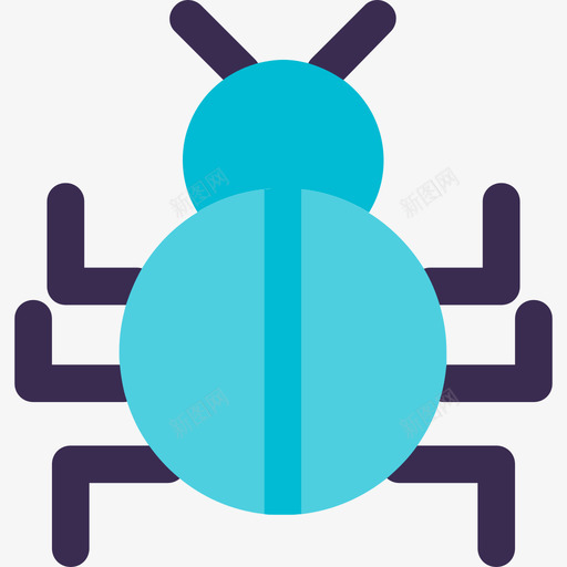 Bug开发29扁平图标svg_新图网 https://ixintu.com Bug 开发29 扁平
