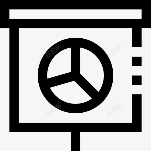 饼图统计图和图表线性图标svg_新图网 https://ixintu.com 线性 统计图和图表 饼图
