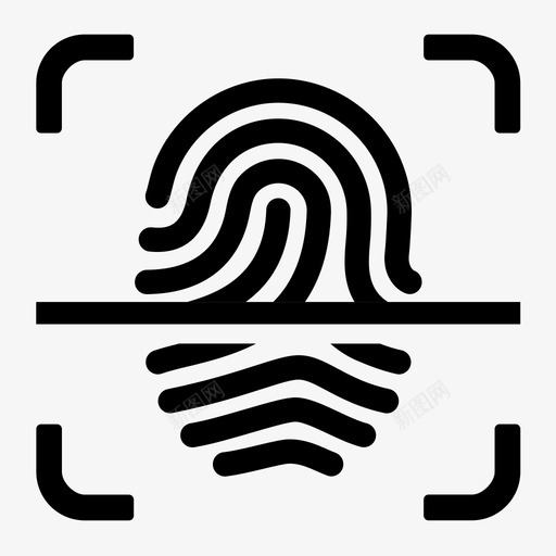 指纹机svg_新图网 https://ixintu.com 指纹机
