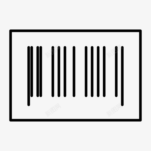条码批次码业务图标svg_新图网 https://ixintu.com 业务 批次码 条码 财务