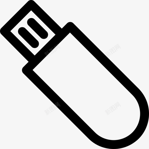Usb小工具线性图标svg_新图网 https://ixintu.com Usb 小工具 线性