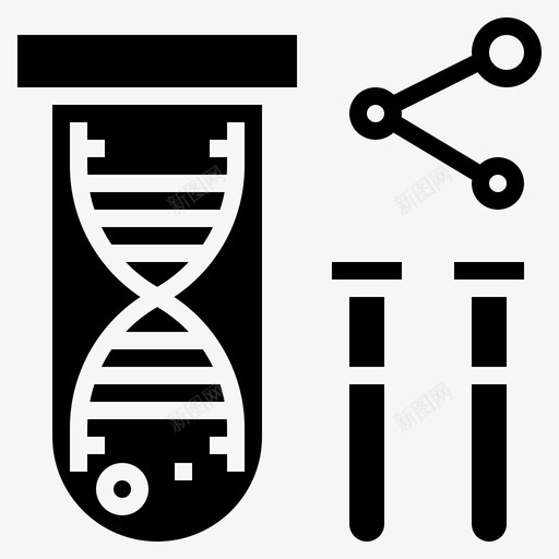 dna生物学脱氧核糖核酸图标svg_新图网 https://ixintu.com dna dna结构 生物学 脱氧核糖核酸 遗传学 遗传学和生物工程固体