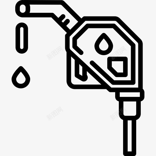加油站未来技术8线性图标svg_新图网 https://ixintu.com 加油站 未来技术8 线性