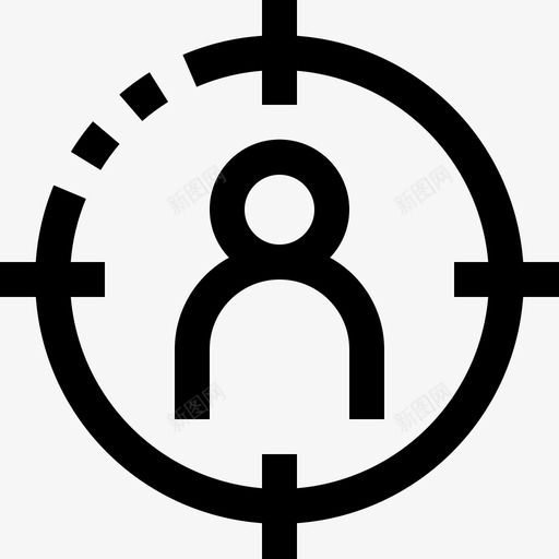 目标商业和金融42线性图标svg_新图网 https://ixintu.com 商业和金融42 目标 线性