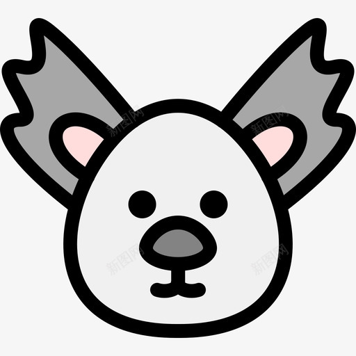 考拉野生动物16线形颜色图标svg_新图网 https://ixintu.com 线形颜色 考拉 野生动物16