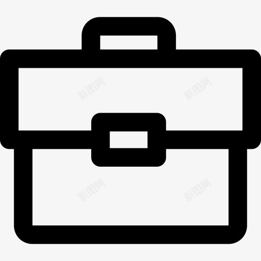 公文包33号工具直线型图标svg_新图网 https://ixintu.com 33号工具 公文包 直线型
