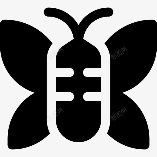 蝶形弹簧22填充图标svg_新图网 https://ixintu.com 填充 弹簧22 蝶形