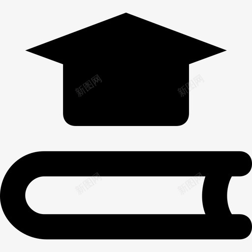 书学校和教育2坚实图标svg_新图网 https://ixintu.com 书 坚实 学校和教育2