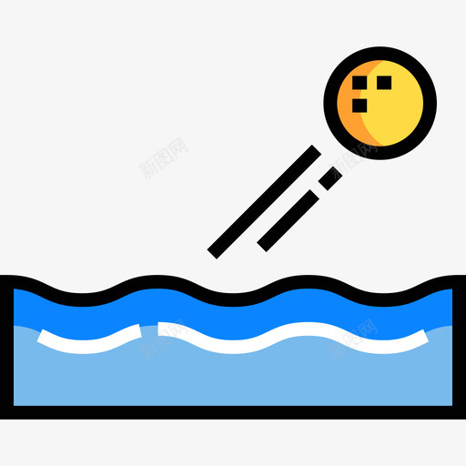 线颜色高尔夫球图标svg_新图网 https://ixintu.com 线颜色高尔夫球