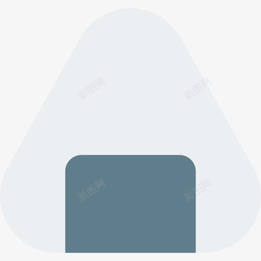 Onigiri食物60平的图标svg_新图网 https://ixintu.com Onigiri 平的 食物60