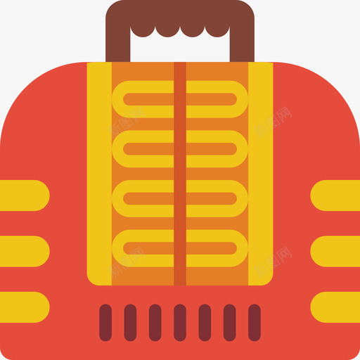 加热器家用电器3扁平图标svg_新图网 https://ixintu.com 加热器 家用电器3 扁平