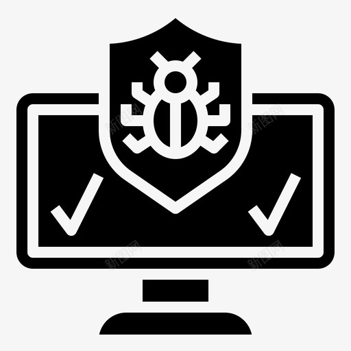 防病毒臭虫昆虫图标svg_新图网 https://ixintu.com 昆虫 目标 网络安全可靠 臭虫 防病毒